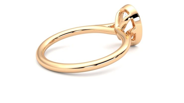 Taylor & Hart Finch Oval Engagement Ring 360 degree image 12