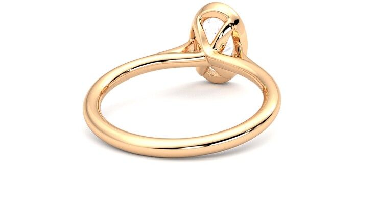 Taylor & Hart Finch Oval Engagement Ring 360 degree image 14