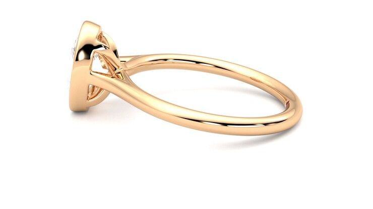 Taylor & Hart Finch Oval Engagement Ring 360 degree image 20