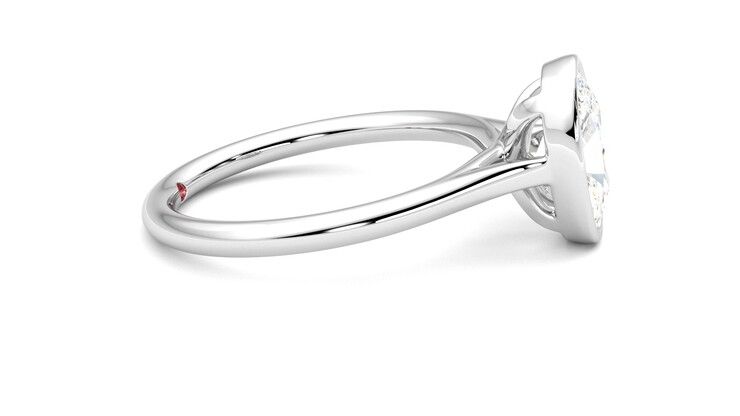 Taylor & Hart Finch Oval Engagement Ring 360 degree image 9