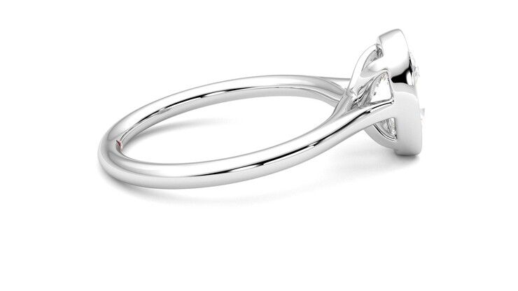 Taylor & Hart Finch Oval Engagement Ring 360 degree image 10