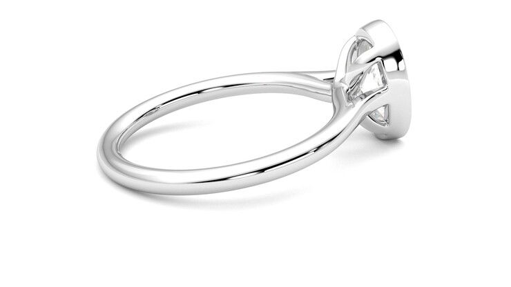 Taylor & Hart Finch Oval Engagement Ring 360 degree image 11