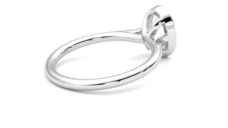 Taylor & Hart Finch Oval Engagement Ring 360 degree image 12