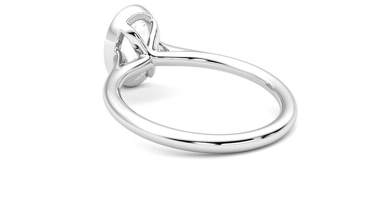 Taylor & Hart Finch Oval Engagement Ring 360 degree image 17