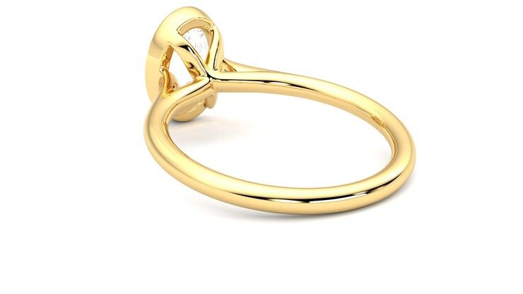 Taylor & Hart Finch Oval Engagement Ring 360 degree image 17