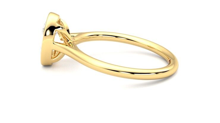 Taylor & Hart Finch Oval Engagement Ring 360 degree image 20