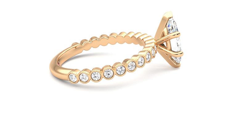 Taylor & Hart Flourish Marquise Engagement Ring 360 degree image 10