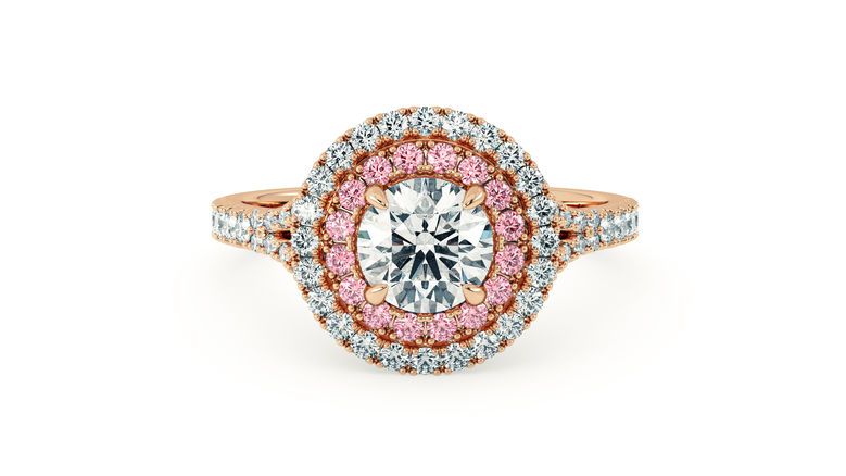 Taylor & Hart Genesis Round Engagement Ring 360 degree image 0
