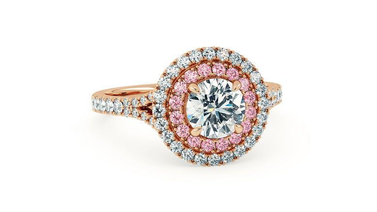 Taylor & Hart Genesis Round Engagement Ring 360 degree image 1