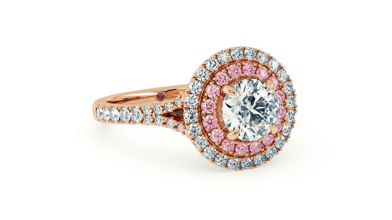 Taylor & Hart Genesis Round Engagement Ring 360 degree image 2