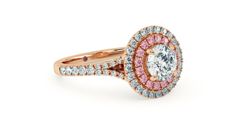 Taylor & Hart Genesis Round Engagement Ring 360 degree image 3