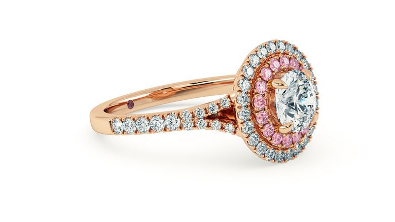 Taylor & Hart Genesis Round Engagement Ring 360 degree image 4