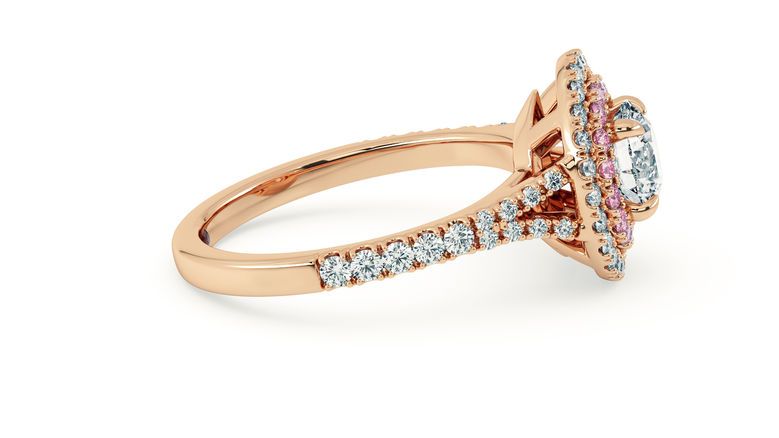 Taylor & Hart Genesis Round Engagement Ring 360 degree image 7