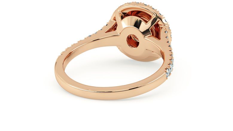 Taylor & Hart Genesis Round Engagement Ring 360 degree image 13