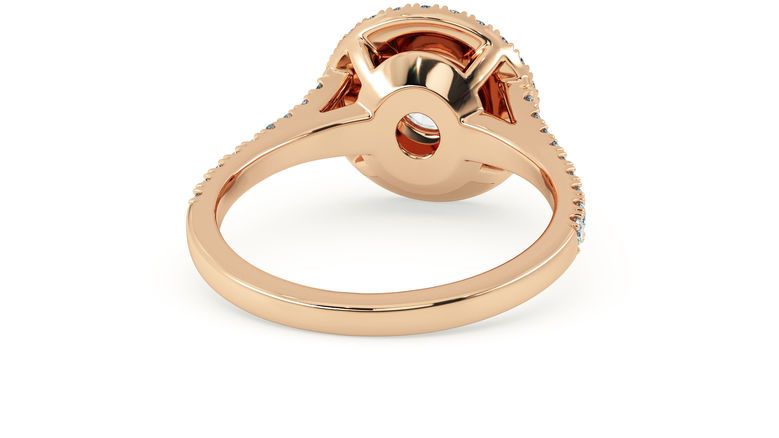 Taylor & Hart Genesis Round Engagement Ring 360 degree image 14