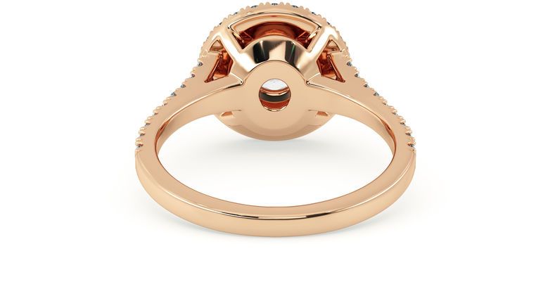 Taylor & Hart Genesis Round Engagement Ring 360 degree image 15