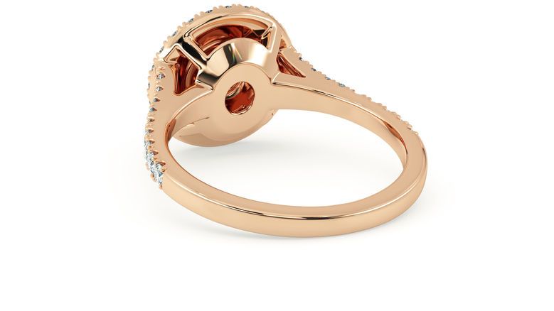 Taylor & Hart Genesis Round Engagement Ring 360 degree image 17
