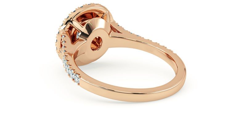 Taylor & Hart Genesis Round Engagement Ring 360 degree image 18
