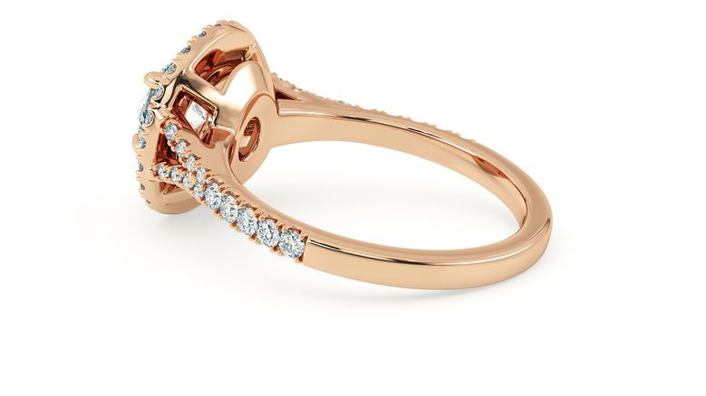 Taylor & Hart Genesis Round Engagement Ring 360 degree image 20