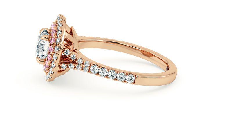 Taylor & Hart Genesis Round Engagement Ring 360 degree image 23