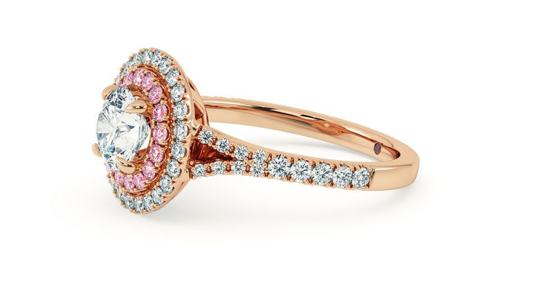 Taylor & Hart Genesis Round Engagement Ring 360 degree image 25