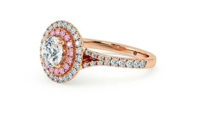 Taylor & Hart Genesis Round Engagement Ring 360 degree image 26