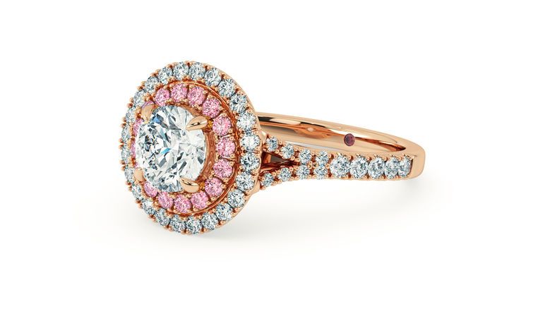 Taylor & Hart Genesis Round Engagement Ring 360 degree image 27