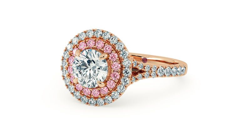 Taylor & Hart Genesis Round Engagement Ring 360 degree image 28
