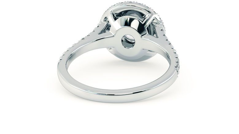 Taylor & Hart Genesis Round Engagement Ring 360 degree image 14