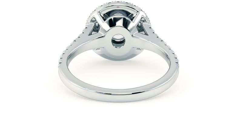 Taylor & Hart Genesis Round Engagement Ring 360 degree image 15