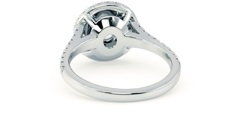 Taylor & Hart Genesis Round Engagement Ring 360 degree image 16
