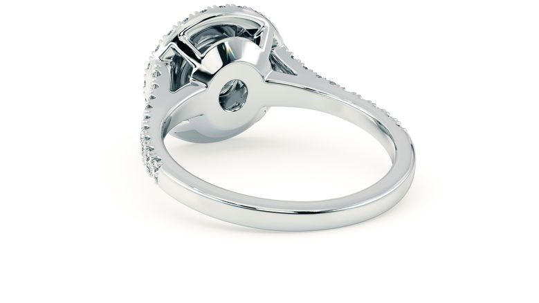 Taylor & Hart Genesis Round Engagement Ring 360 degree image 17