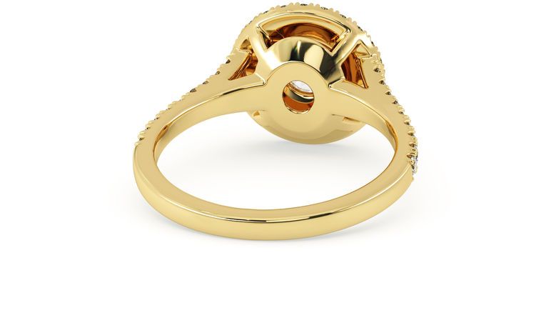 Taylor & Hart Genesis Round Engagement Ring 360 degree image 14