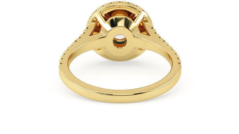 Taylor & Hart Genesis Round Engagement Ring 360 degree image 15
