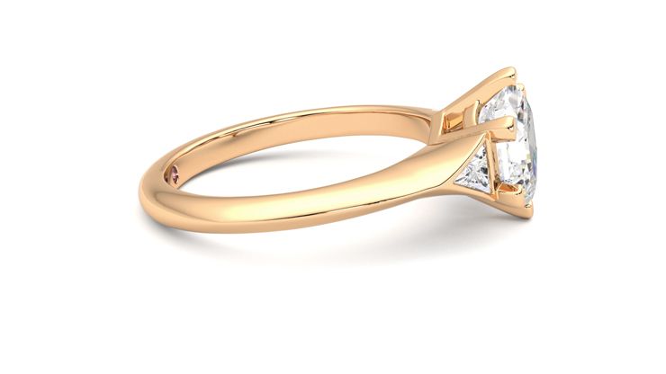 Taylor & Hart Gossamer Hexagonal Engagement Ring 360 degree image 9