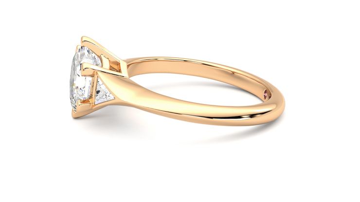 Taylor & Hart Gossamer Hexagonal Engagement Ring 360 degree image 21