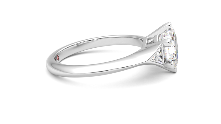 Taylor & Hart Gossamer Hexagonal Engagement Ring 360 degree image 9