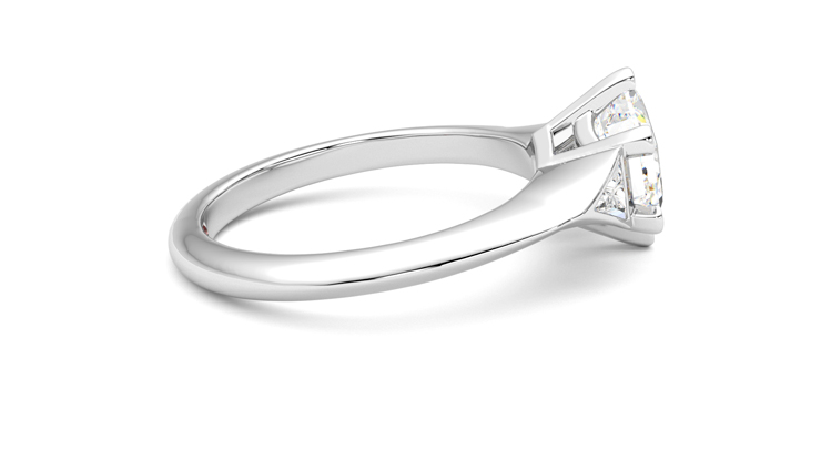 Taylor & Hart Gossamer Hexagonal Engagement Ring 360 degree image 10