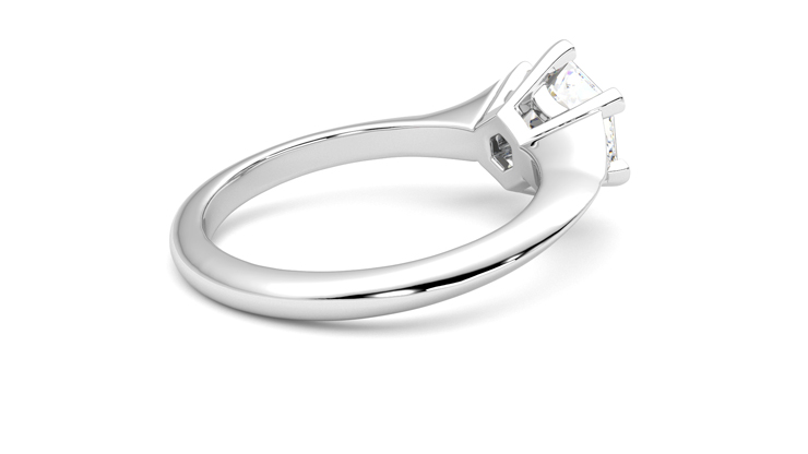 Taylor & Hart Gossamer Hexagonal Engagement Ring 360 degree image 12