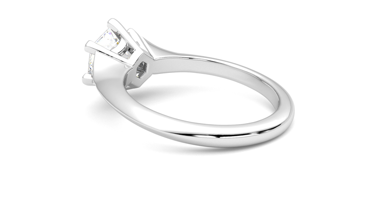 Taylor & Hart Gossamer Hexagonal Engagement Ring 360 degree image 18