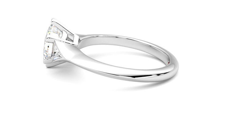 Taylor & Hart Gossamer Hexagonal Engagement Ring 360 degree image 20