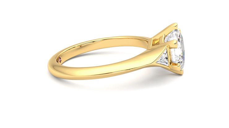Taylor & Hart Gossamer Hexagonal Engagement Ring 360 degree image 9