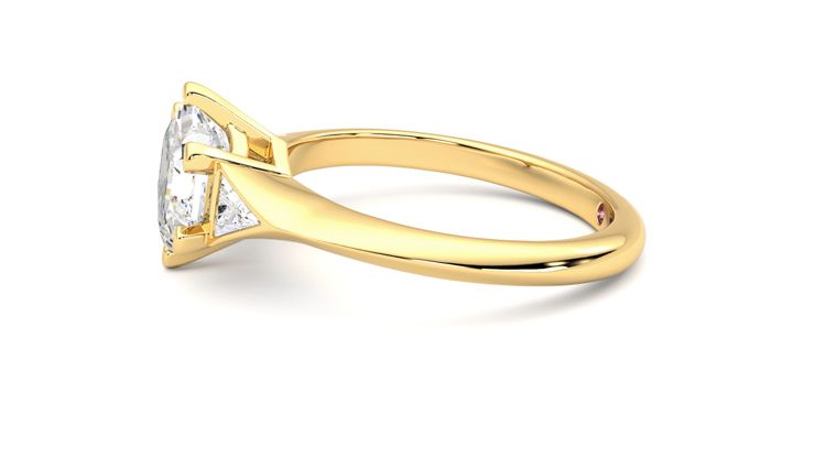 Taylor & Hart Gossamer Hexagonal Engagement Ring 360 degree image 21