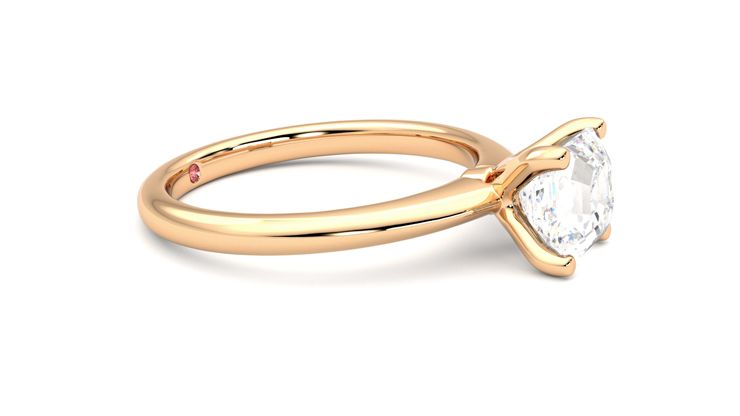 Taylor & Hart Grace Asscher Engagement Ring 360 degree image 8