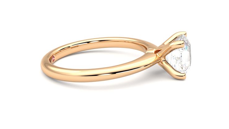 Taylor & Hart Grace Asscher Engagement Ring 360 degree image 9