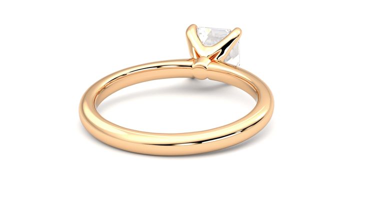 Taylor & Hart Grace Asscher Engagement Ring 360 degree image 14