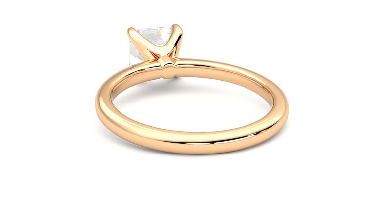 Taylor & Hart Grace Asscher Engagement Ring 360 degree image 16