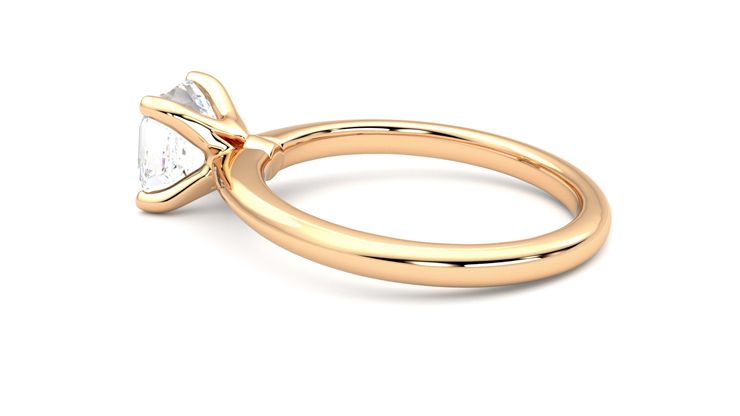 Taylor & Hart Grace Asscher Engagement Ring 360 degree image 19
