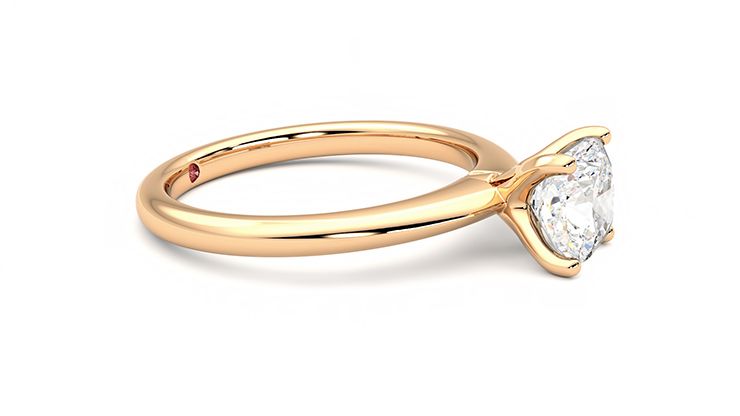 Taylor & Hart Grace Cushion Engagement Ring 360 degree image 8