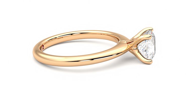 Taylor & Hart Grace Cushion Engagement Ring 360 degree image 9